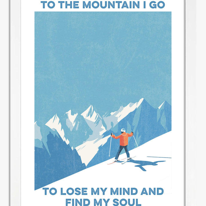 Skier Art Prints