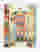 French Riviera Street Scene Art Print White