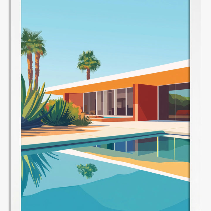 Flat Design Landscape Art Prints