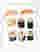Playful Sushi Medley Art Print - White