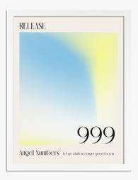 Angelic Release Art Print - White