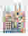 Barcelona Mosaic Cityscape Art Print - White