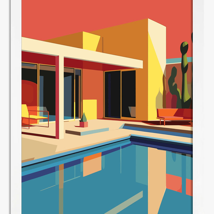 Flat Design Architecture Art Prints