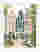 Pastel Amsterdam Row Art Print - White