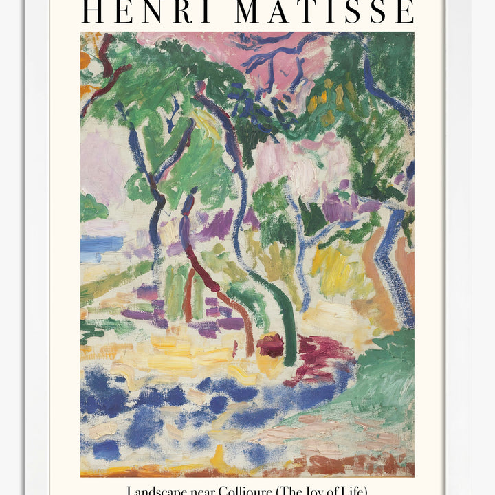 Konsttryck med naturmotiv av Henri Matisse