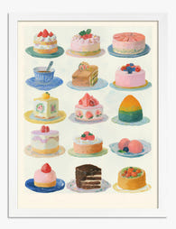 Sweet Treats Collection Art Print - White