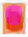 Radiant Pink & Orange Overlap Art Print - White
