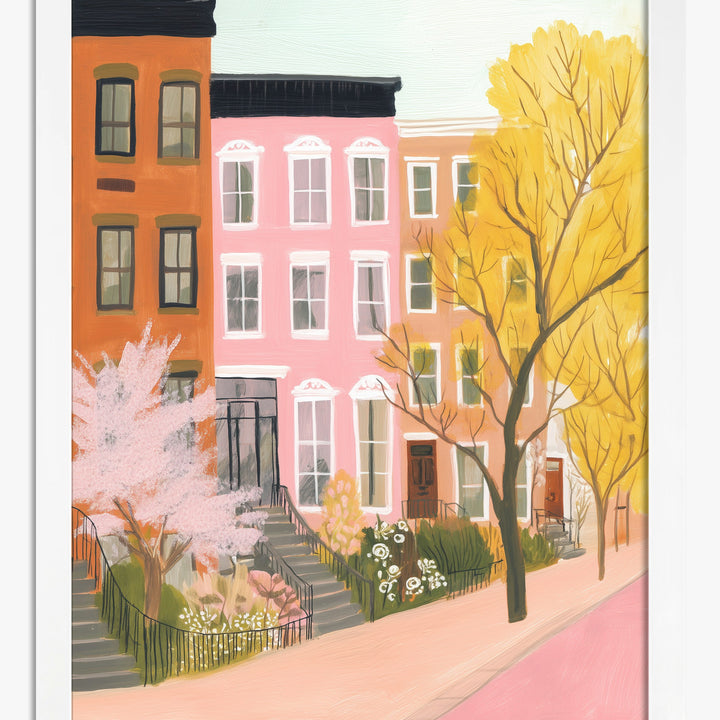 Rowhouses Art Prints