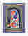 Vibrant Folk Reverence Art Print White