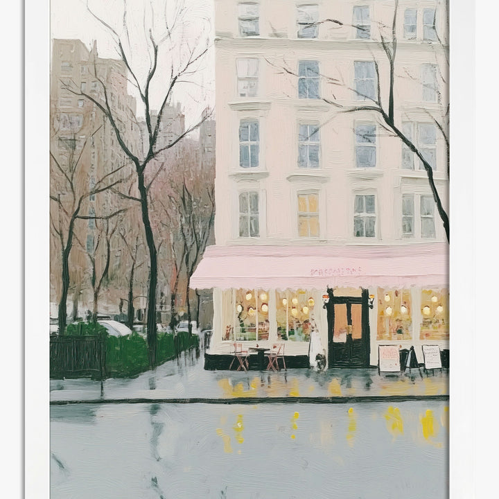 Stadt-Aquarelle Poster