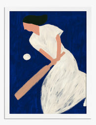 Cricket Grace Art Print White