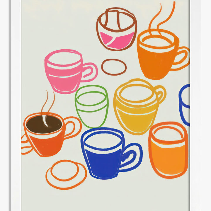 Coffee Cups Art Prints
