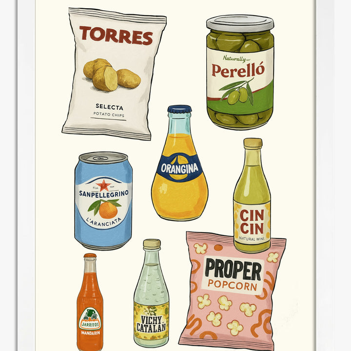 Snacks Art Prints