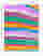 Vibrant Rainbow Waves Art Print - White
