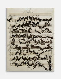 Cat Music Symphony Canvas Print Canvas