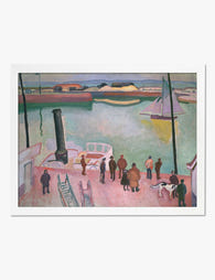 Harbor Scene by Raoul Dufy Art Print White