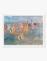 Regatta by Raoul Dufy Art Print White