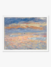 Renoir Sunset Serenity Art Print White