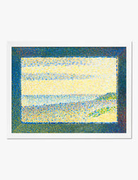 Seascape Gravelines by Georges Seurat Art Print White