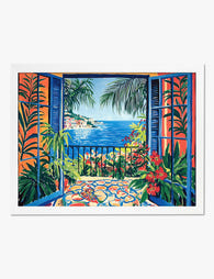 Amalfi View by Matisse Art Print White