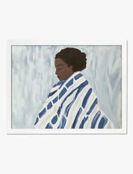 Wrapped in Calm Art Print White
