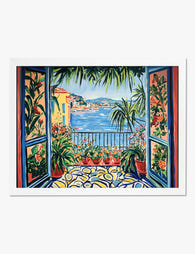 Matisse Inspired Italian View Art Print White