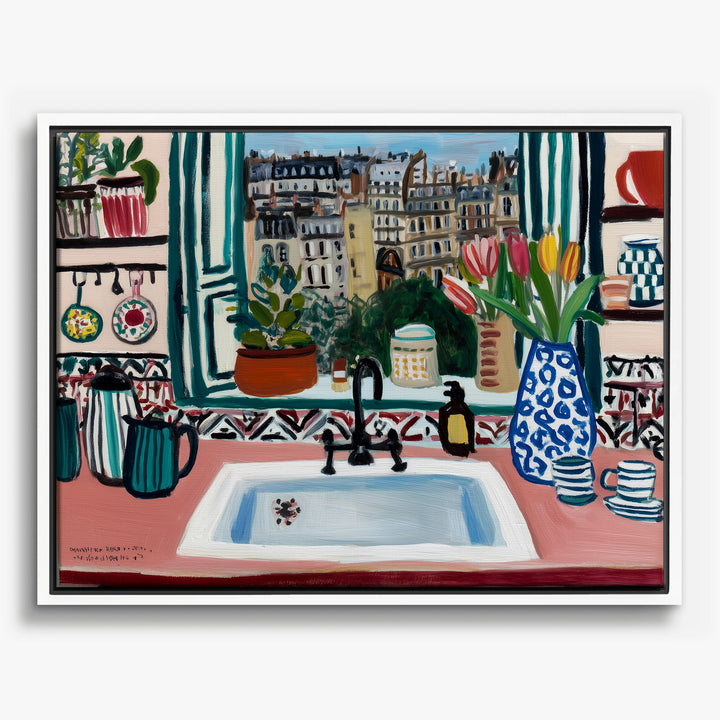 Lienzos de utensilios de cocina