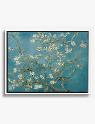Almond Blossom by Van Gogh Canvas Print White