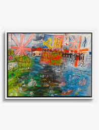 British Regatta by Raoul Dufy Canvas Print White