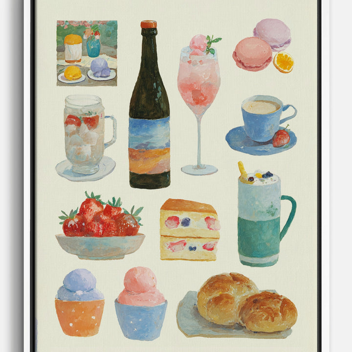 Strawberries Canvas Prints