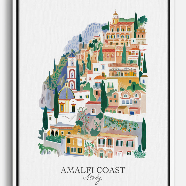 Amalfi Coast Canvas Prints