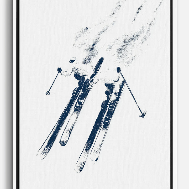 Skifahrer Leinwandbilder