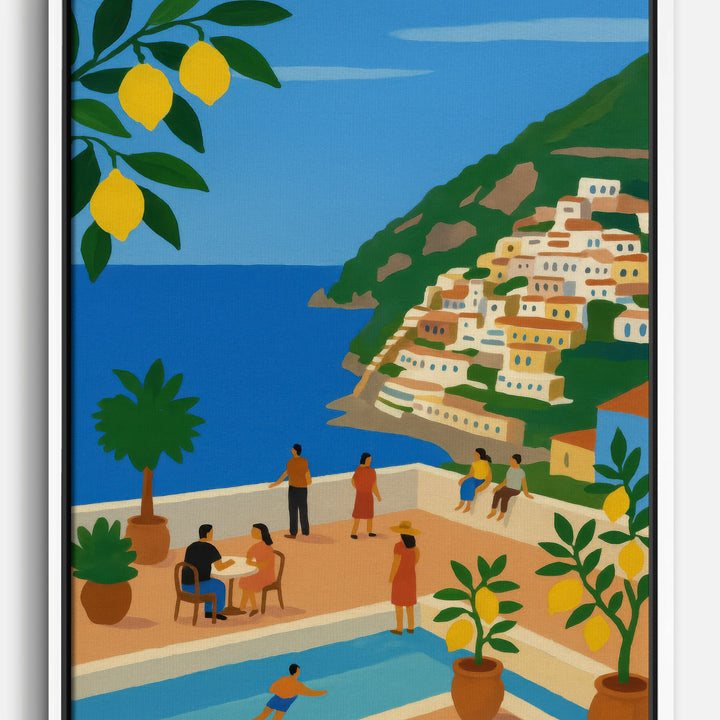 Amalfi Coast Canvas Prints
