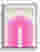 Bauhaus Pink Arch Canvas Print - White