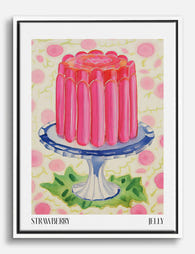 Strawberry Celebration Canvas Print White