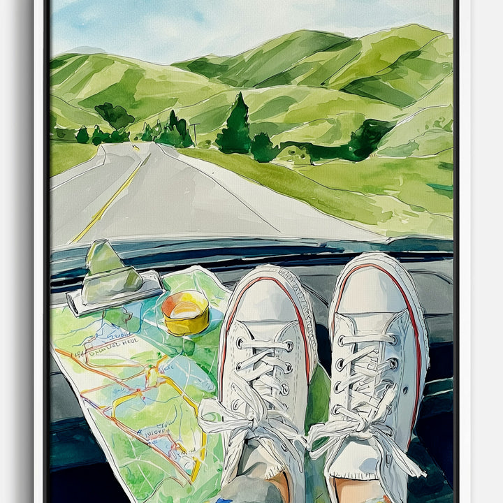 Road Canvas Prints