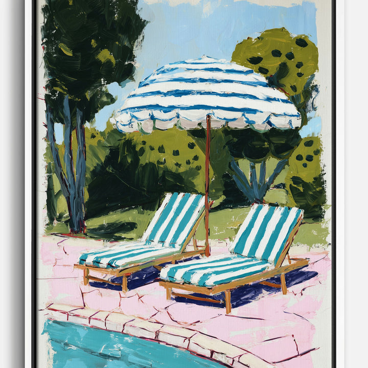 Piscine Stampe su Tela