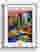 Colorful Modernist Retreat Canvas Print - White