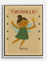 Fairy Magic Canvas Print White