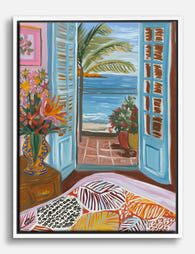 Seaside Morning by Matisse Canvas Print White