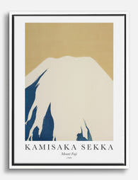 Kamisaka Sekka’s Mount Fuji Canvas Print White