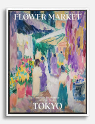 Tokyo Flower Market by Matisse Canvas Print White