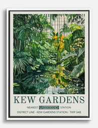 Kew Gardens Escape Canvas Print White