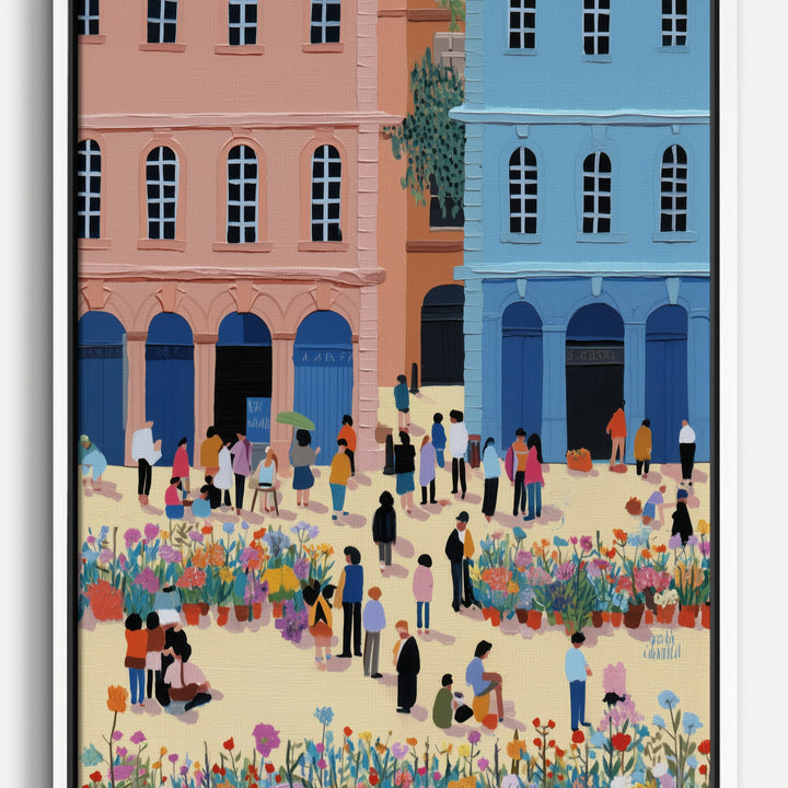 Market Canvas Prints