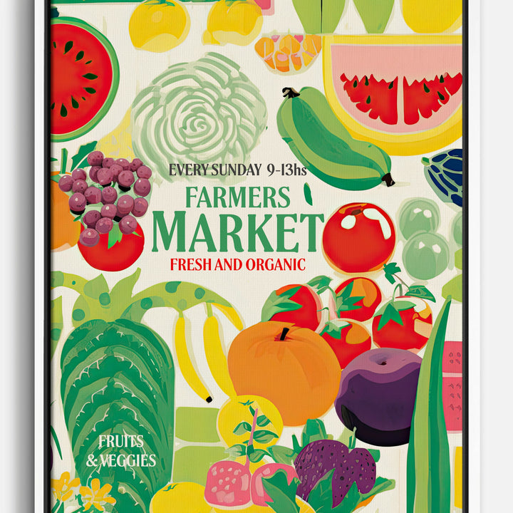 Market Canvas Prints