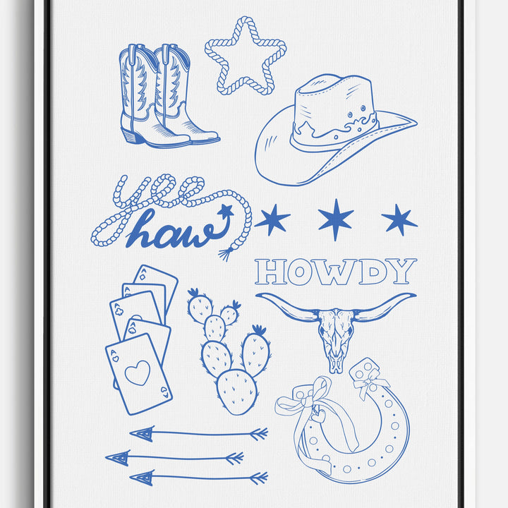 Western & Cowboy Canvas Prints