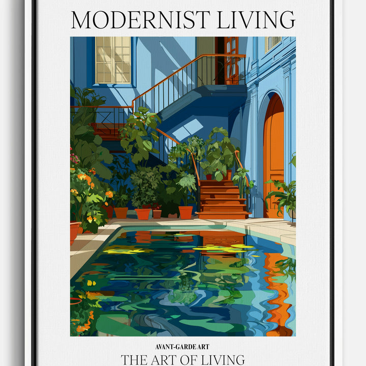 Courtyard Canvas Prints