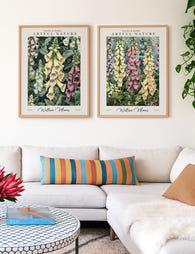 William Morris Foxgloves Gallery Wall Art Print Set