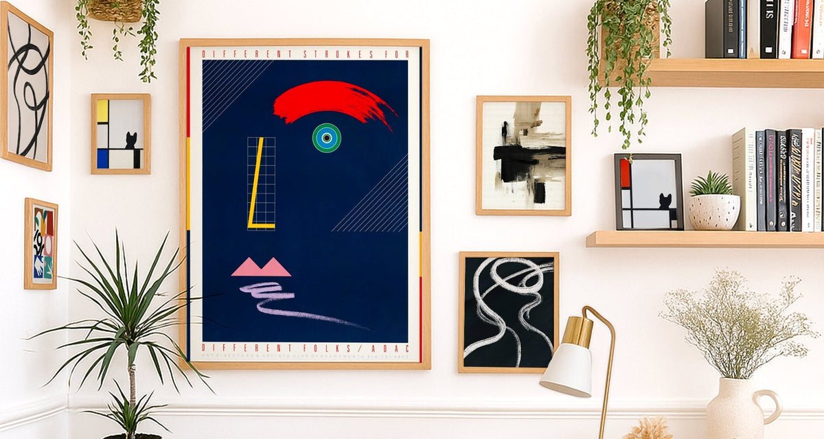 How To Mix Abstract and Figurative Wall Art