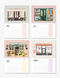 2026 Wall Art Calendar - Cute Shops